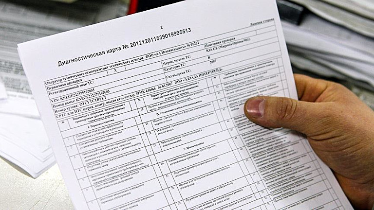 диагностическая карта
